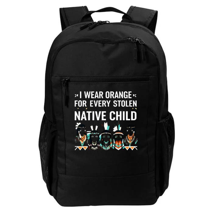 I Wear Orange For Every American Native Child Indian Pride Daily Commute Backpack