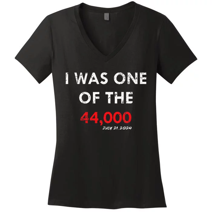 I Was One Of The 44000 Women's V-Neck T-Shirt