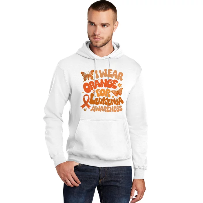 I Wear Orange For Leukemia Awareness Hoodie