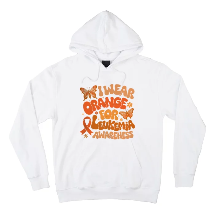 I Wear Orange For Leukemia Awareness Hoodie