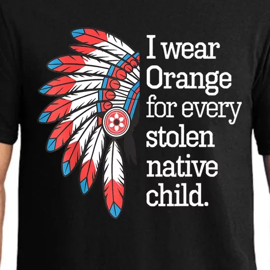 I Wear Orange For Every American Native Child Pajama Set