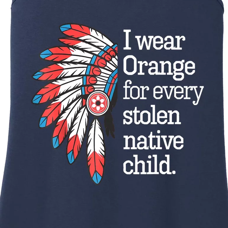 I Wear Orange For Every American Native Child Ladies Essential Tank