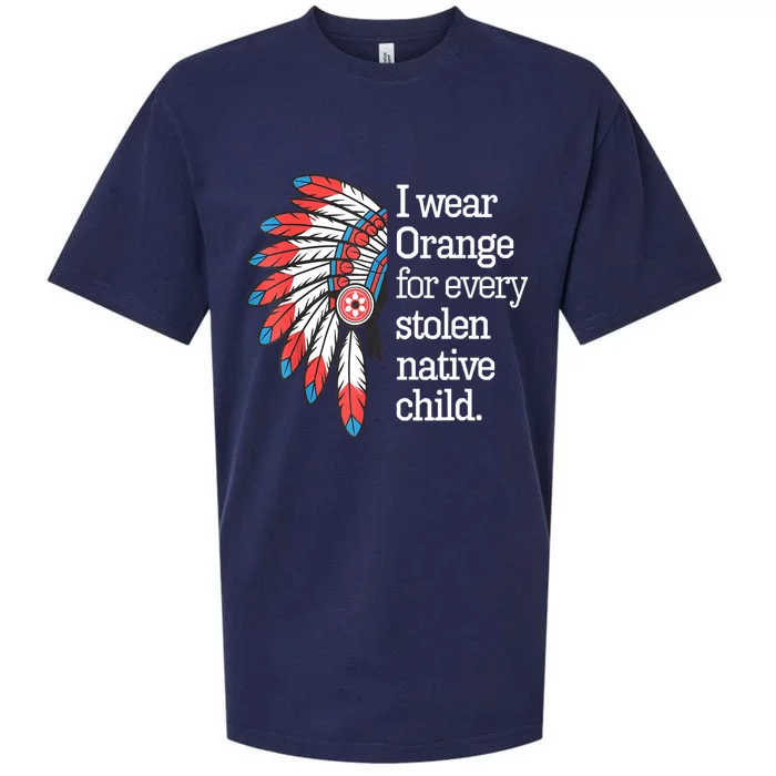 I Wear Orange For Every American Native Child Sueded Cloud Jersey T-Shirt