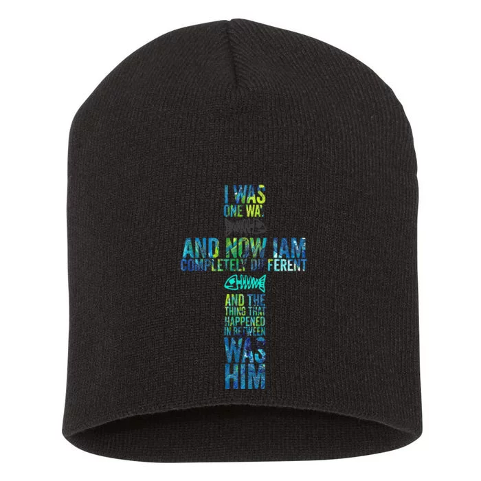 I WAS ONE WAY THE CHOSEN Short Acrylic Beanie