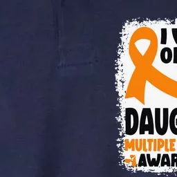 I Wear Orange For My Daughter Multiple Sclerosis Awareness Softstyle Adult Sport Polo