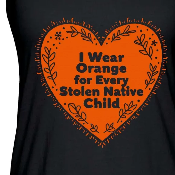 I Wear Orange For Every American Native Child Indian Pridë Ladies Essential Flowy Tank