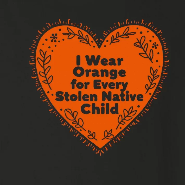 I Wear Orange For Every American Native Child Indian Pridë Toddler Long Sleeve Shirt