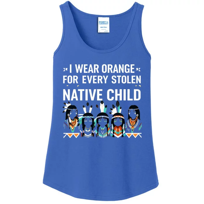 I Wear Orange For Every American Native Child Indian Pride Ladies Essential Tank