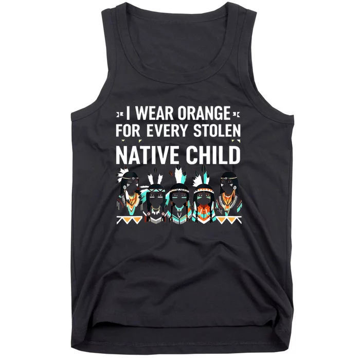 I Wear Orange For Every American Native Child Tank Top