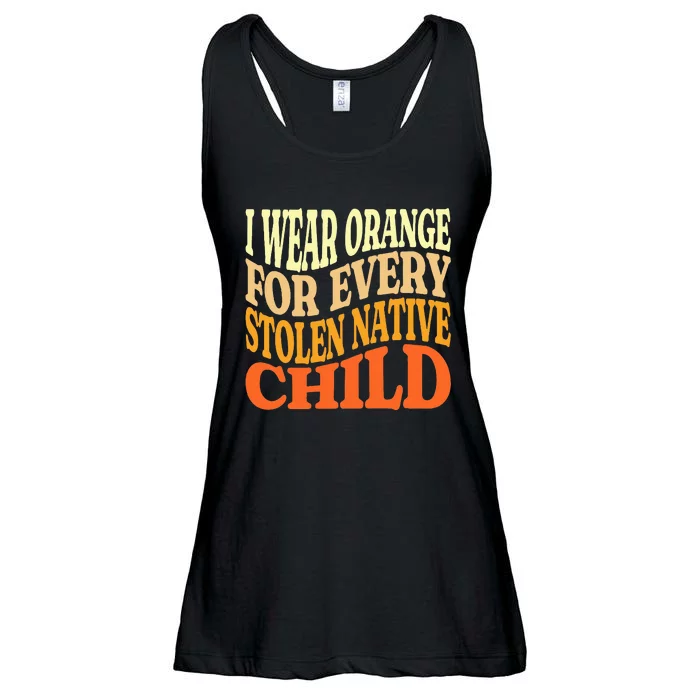 I Wear Orange For Every American Native Child Indian Pride Ladies Essential Flowy Tank