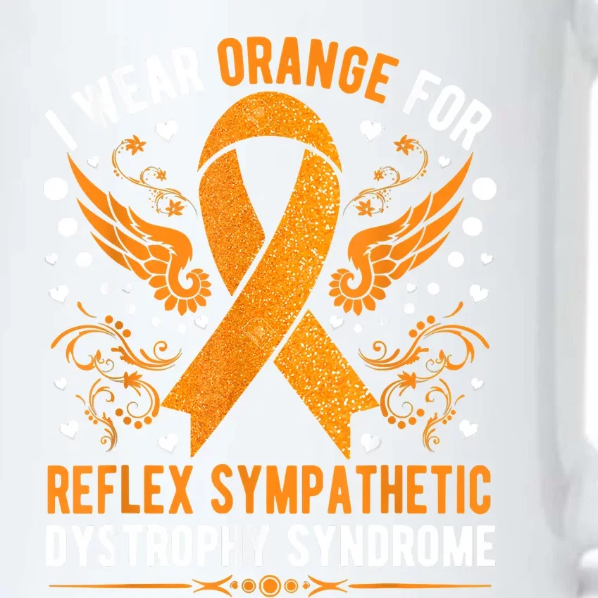 I Wear Orange For Reflex Sympathetic Dystrophy Awareness Black Color Changing Mug