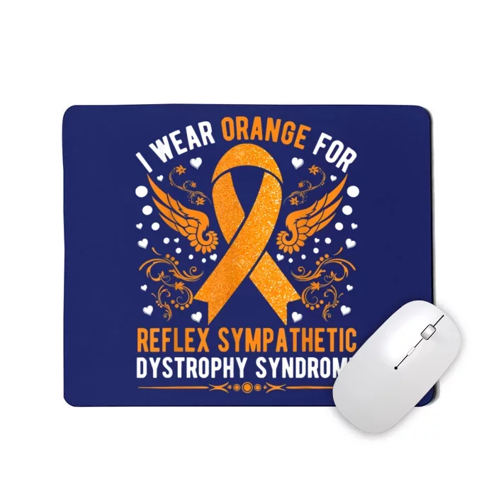 I Wear Orange For Reflex Sympathetic Dystrophy Awareness Mousepad