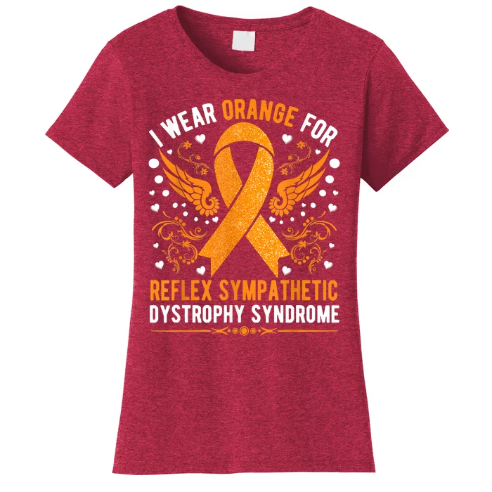 I Wear Orange For Reflex Sympathetic Dystrophy Awareness Women's T-Shirt