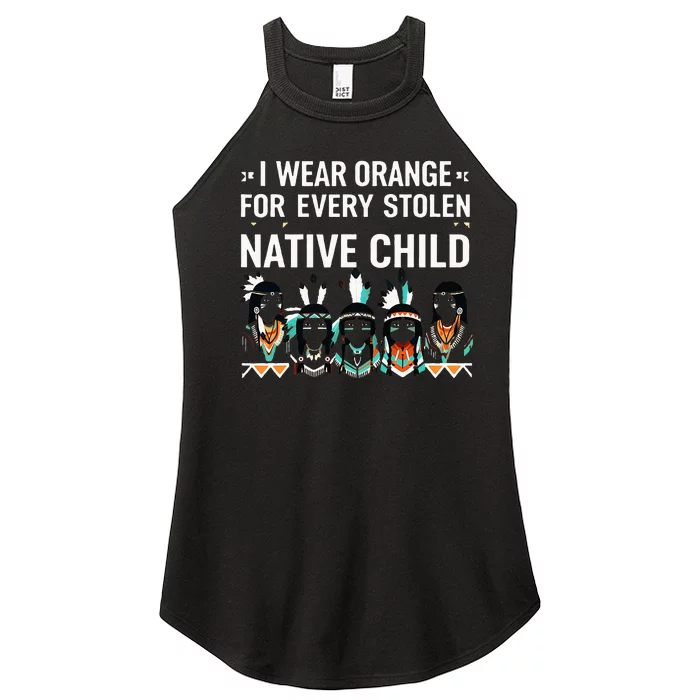 I Wear Orange For Every American Native Child Indian Pride Women’s Perfect Tri Rocker Tank