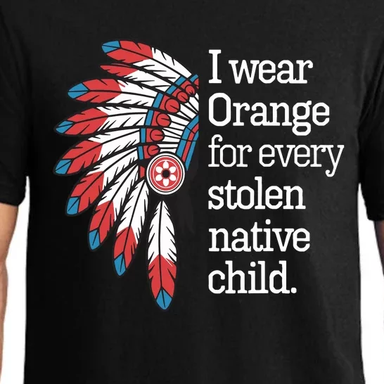 I Wear Orange For Every American Native Child Pajama Set