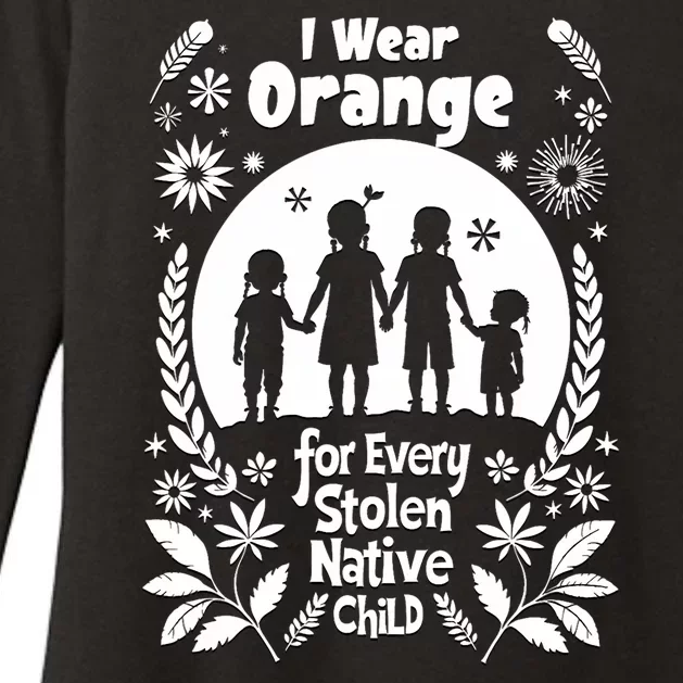 I Wear Orange For Every American Native Child Indian Pride Womens CVC Long Sleeve Shirt