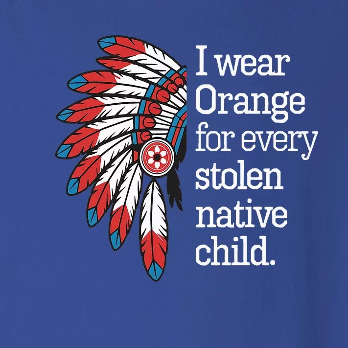 I Wear Orange For Every American Native Child Toddler Long Sleeve Shirt