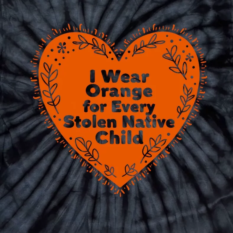 I Wear Orange For Every American Native Child Indian Pridë Tie-Dye T-Shirt