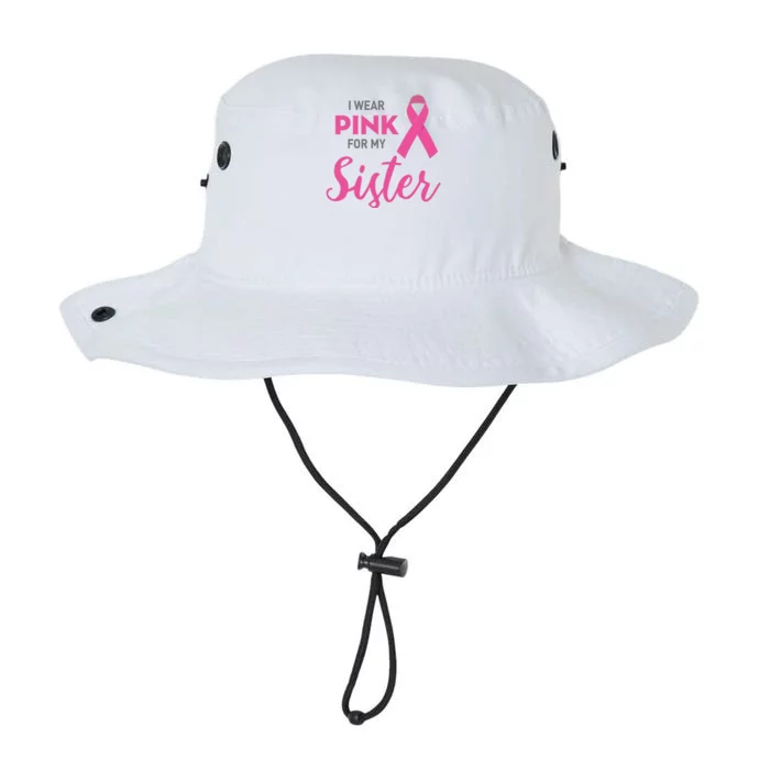 I Wear Pink For My Sister Breast Cancer Awareness Legacy Cool Fit Booney Bucket Hat