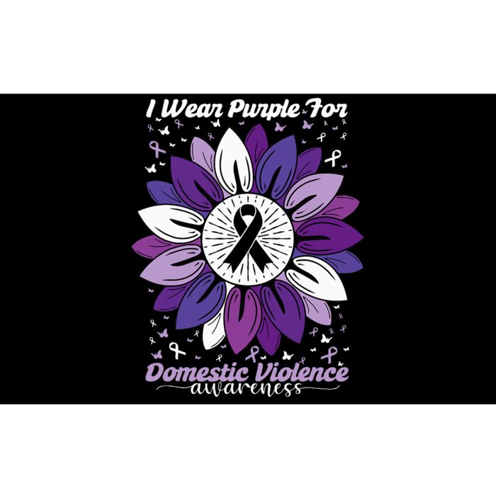 I Wear Purple For Domestic Violence Awareness Month Bumper Sticker