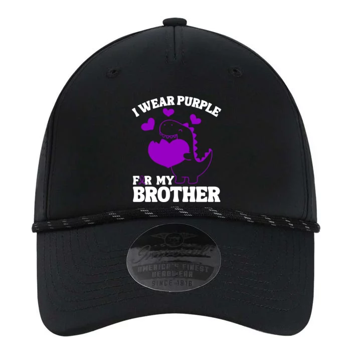 I Wear Purple For My Brother Epilepsy Awareness Performance The Dyno Cap