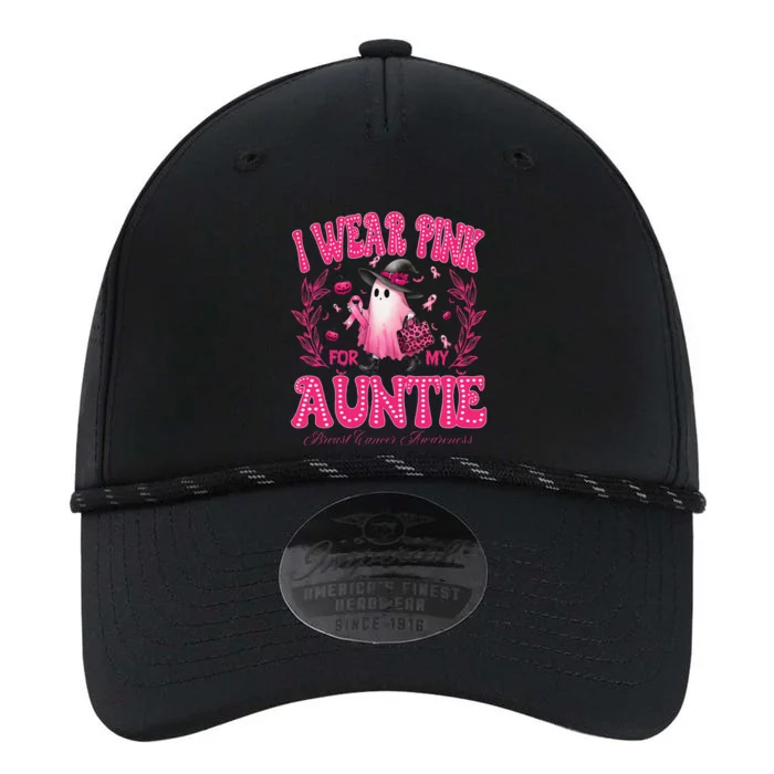 I Wear Pin.K For My Auntie Breast Cancer Halloween Performance The Dyno Cap