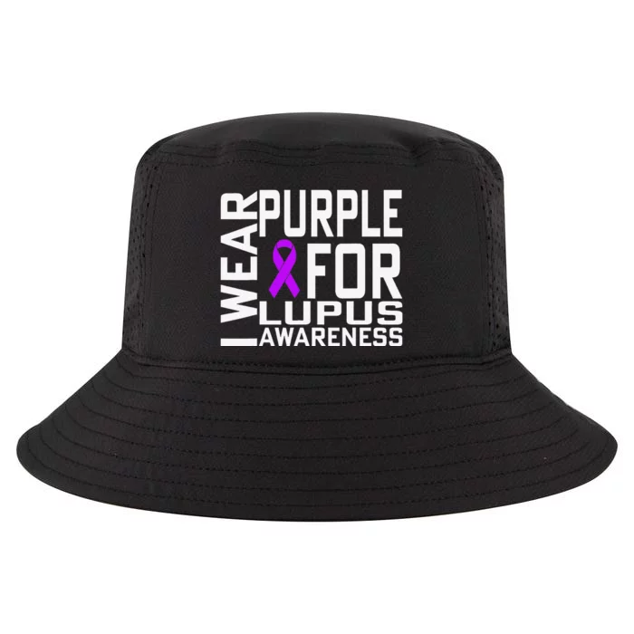 I Wear Purple For Lupus Awareness Month Cool Comfort Performance Bucket Hat