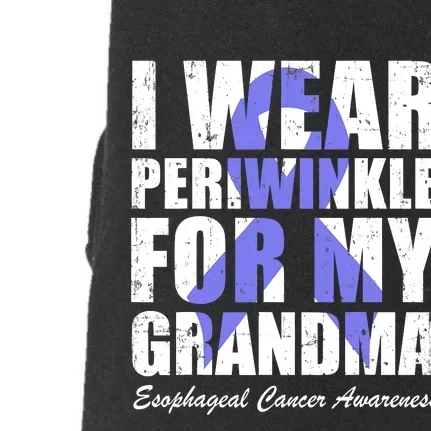 I Wear Periwinkle For My Grandma Esophageal Cancer Awareness Doggie 3-End Fleece Hoodie