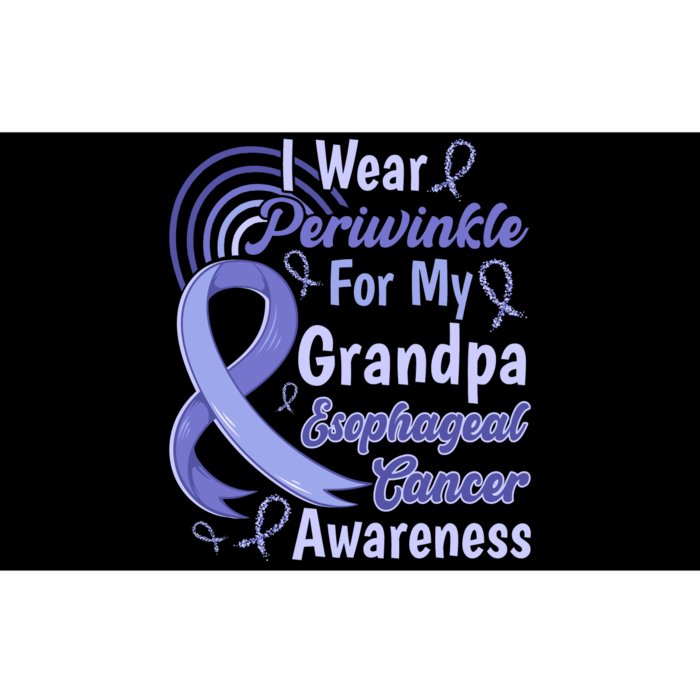 I Wear Periwinkle For My Grangpa Esophageal Cancer Awareness Bumper Sticker