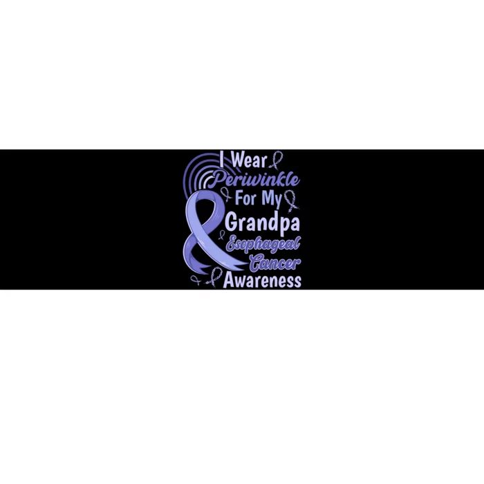 I Wear Periwinkle For My Grangpa Esophageal Cancer Awareness Bumper Sticker