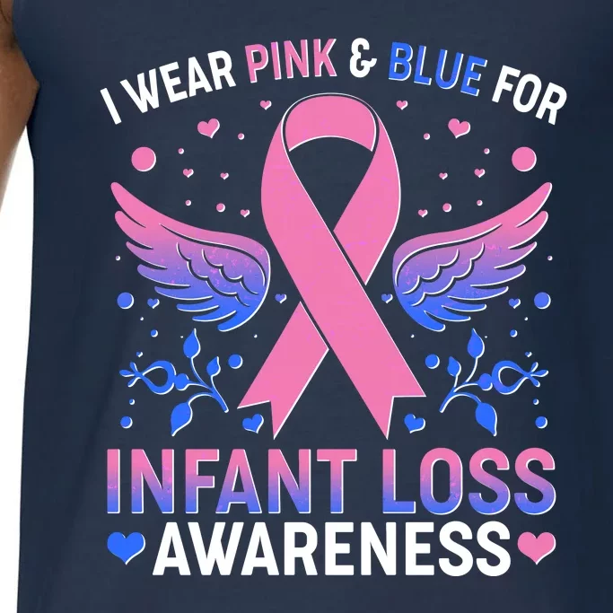 I Wear Pink And Blue For Infant Loss Awareness Comfort Colors® Tank Top