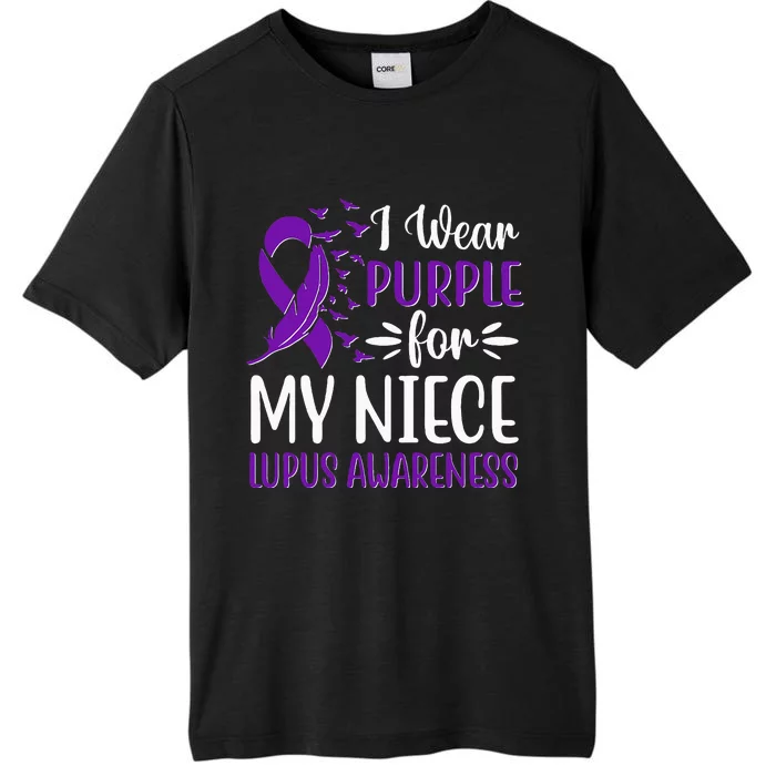 I Wear Purple For My Niece Lupus Awareness ChromaSoft Performance T-Shirt