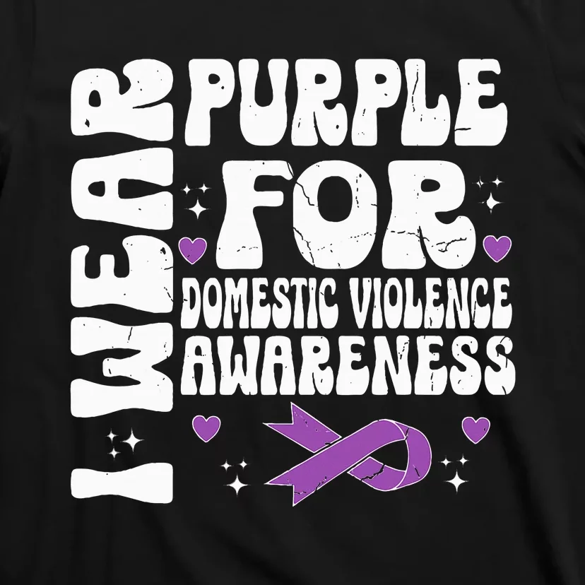 I Wear Purple Domestic Violence Awareness T-Shirt