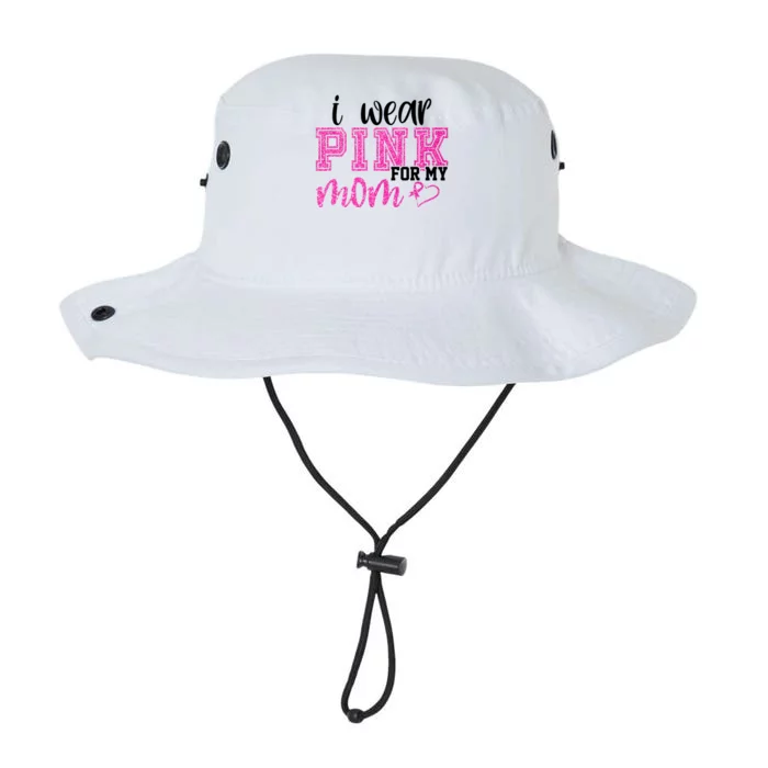 I Wear Pink For My Mom Breast Cancer Awareness Legacy Cool Fit Booney Bucket Hat