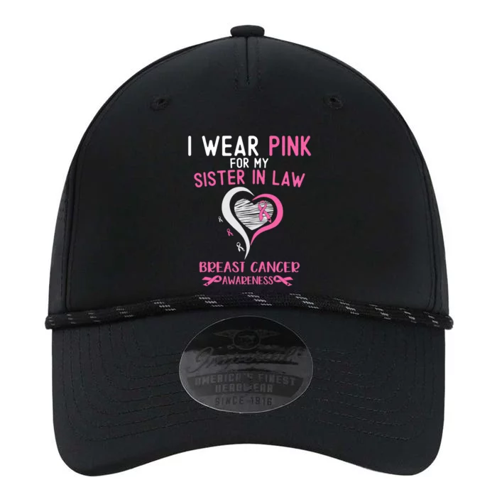 I Wear Pink For My Sister In Law Breast Cancer Awareness Performance The Dyno Cap