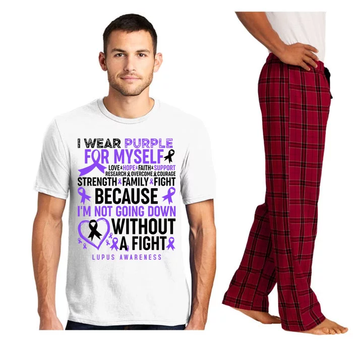 I Wear Purple For Myself Lupus Awareness Pajama Set