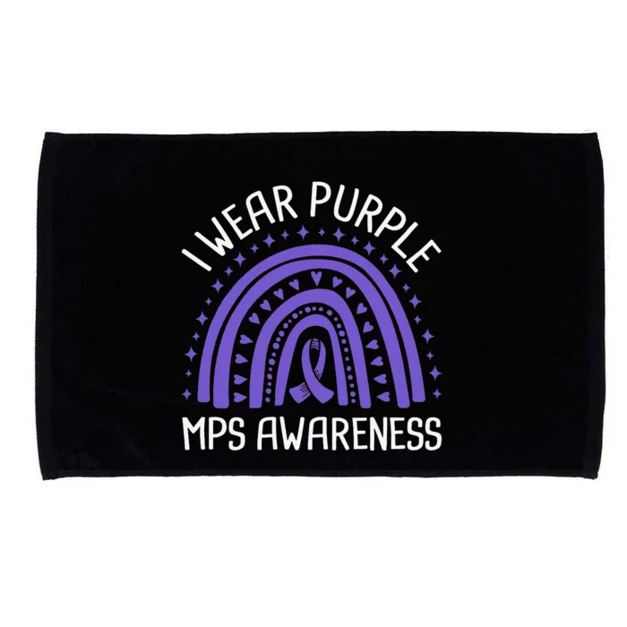 I Wear Purple MPS Awareness Microfiber Hand Towel