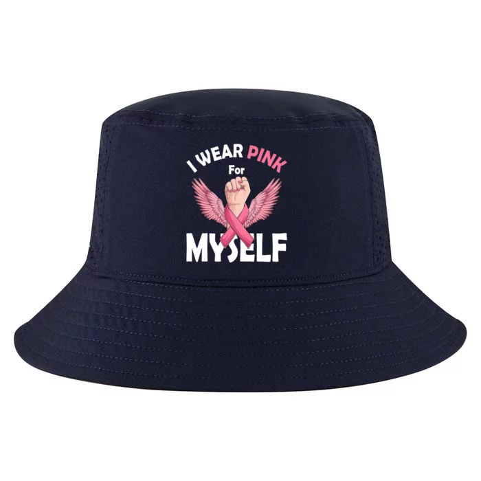 I Wear Pink For Mys Breast Cancer Funny Gift Awareness Funny Gift Cool Comfort Performance Bucket Hat