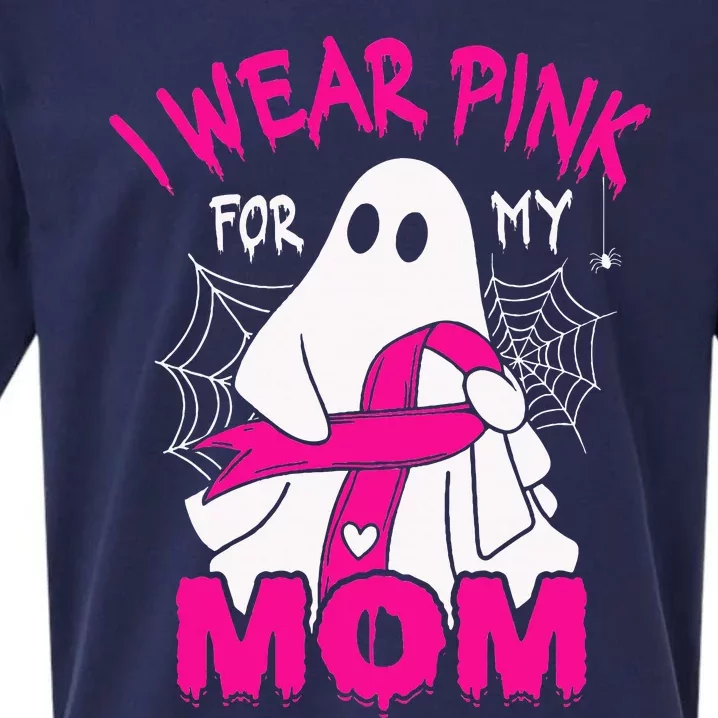 I Wear P.I.N.K For My Mom Breast Cancer Awareness Sueded Cloud Jersey T-Shirt