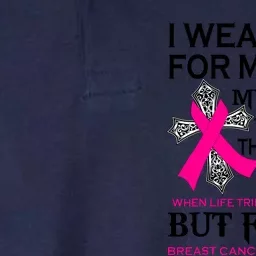 I Wear Pink For Myself My Scars Tell A Story Breast Cancer Softstyle Adult Sport Polo