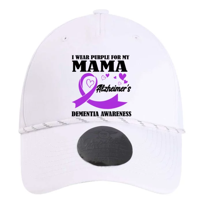 I Wear Purple For My Mama AlzheimerS Dementia Awareness Performance The Dyno Cap