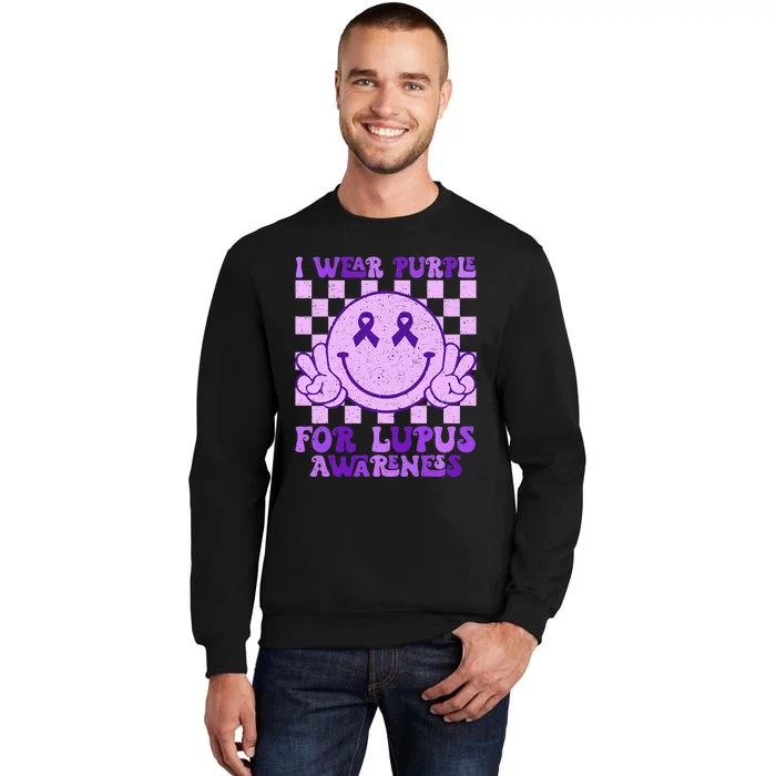 I Wear Purple For Lupus Awareness Sweatshirt