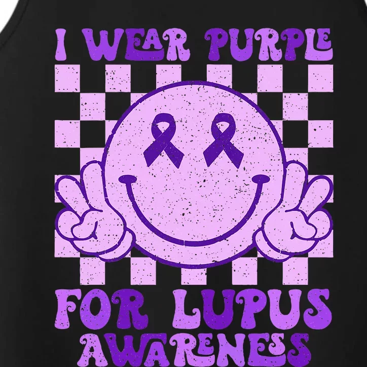 I Wear Purple For Lupus Awareness Performance Tank