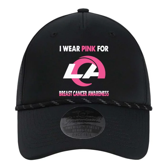 I Wear Pink For Breast Cancer Awareness Performance The Dyno Cap