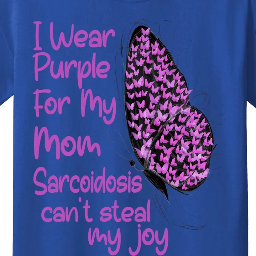 I Wear Purple For Mom Sarcoidosis Awareness Month Great Gift Kids T-Shirt