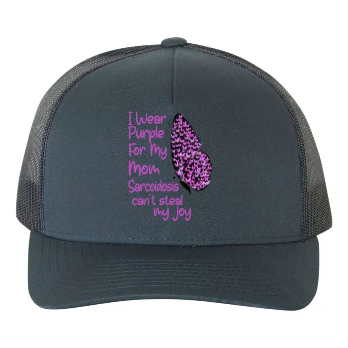 I Wear Purple For Mom Sarcoidosis Awareness Month Great Gift Yupoong Adult 5-Panel Trucker Hat