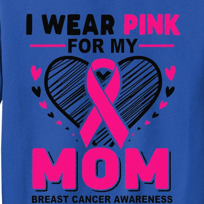 I Wear Pin.K For My Mom Breast Cancer Awareness Supporter Sweatshirt