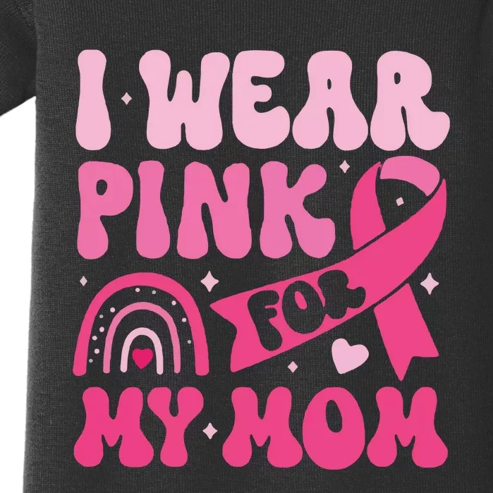 I Wear Pin For My Mom Baby Bodysuit