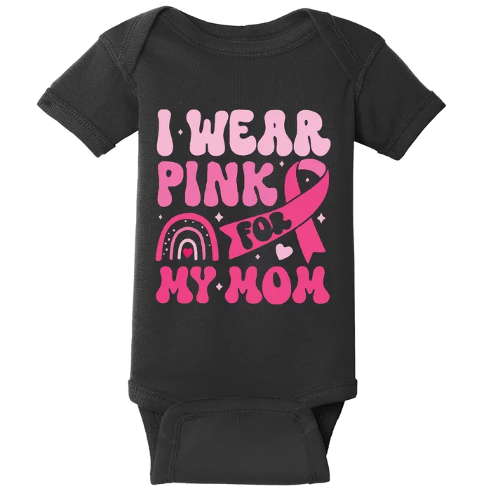 I Wear Pin For My Mom Baby Bodysuit