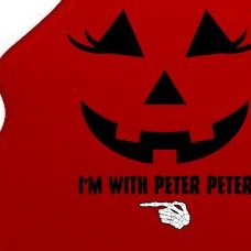 I'm With Peter Peter Funny Halloween Skeleton Hand Tree Ornament